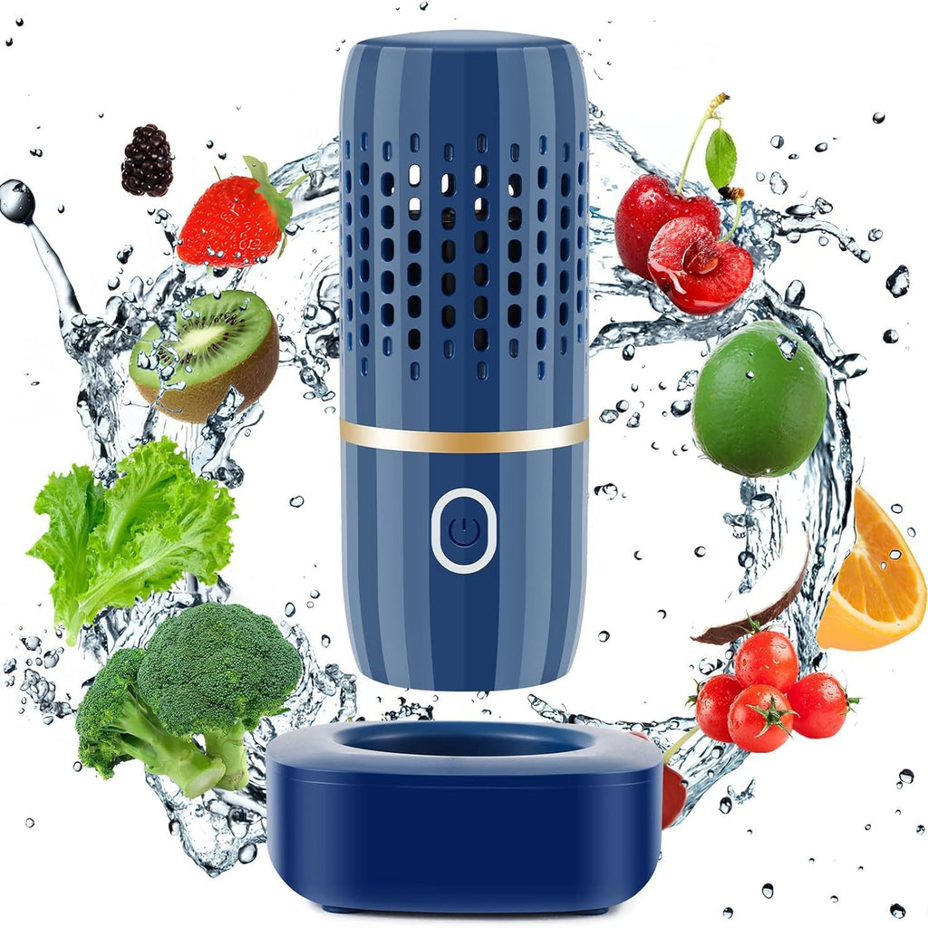 Wireless Capsule  Cleaning Purifier, Portable Vegetable Washing Machine