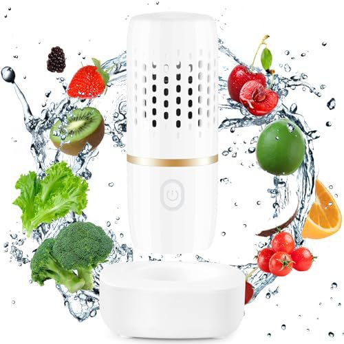 Wireless Capsule  Cleaning Purifier, Portable Vegetable Washing Machine