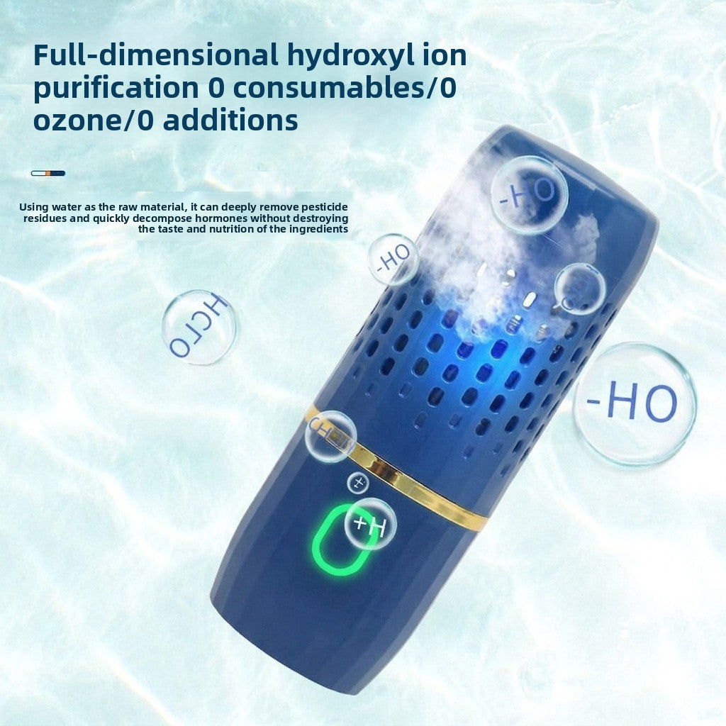 Wireless Capsule  Cleaning Purifier, Portable Vegetable Washing Machine