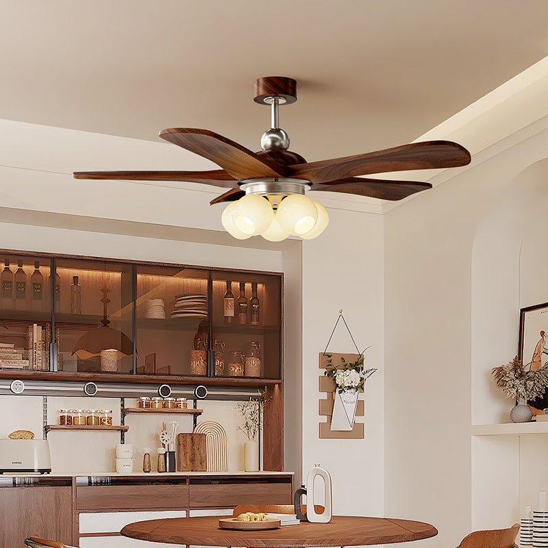 Vintage Style Ceiling Fan Light with Remote Control