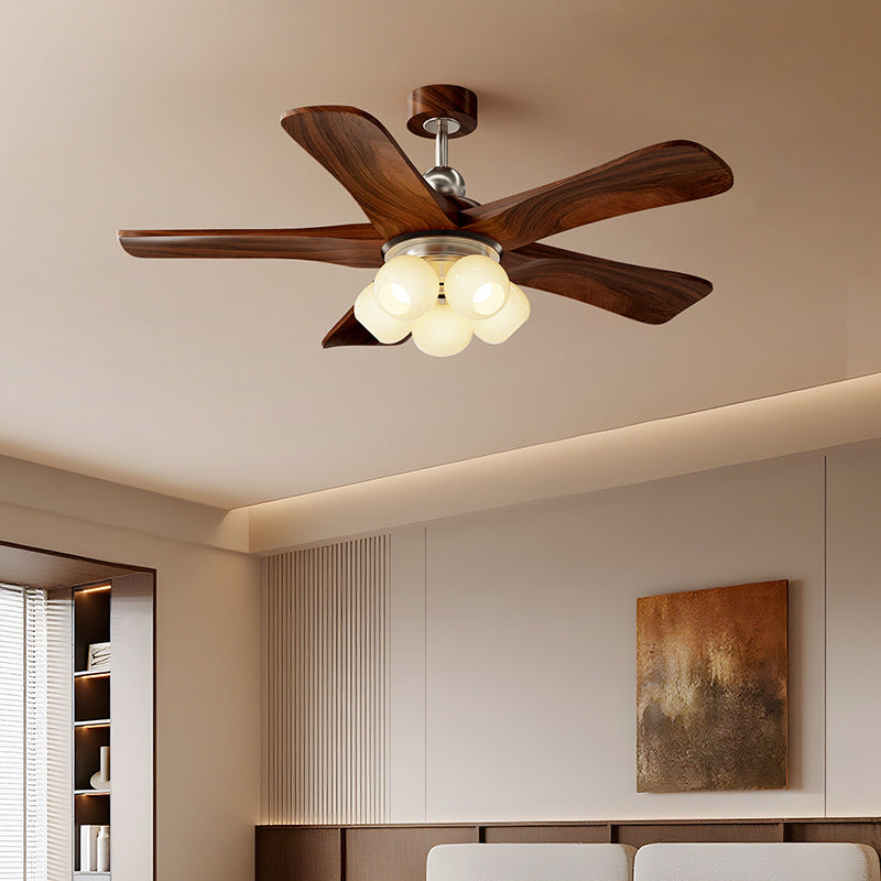 Vintage Style Ceiling Fan Light with Remote Control