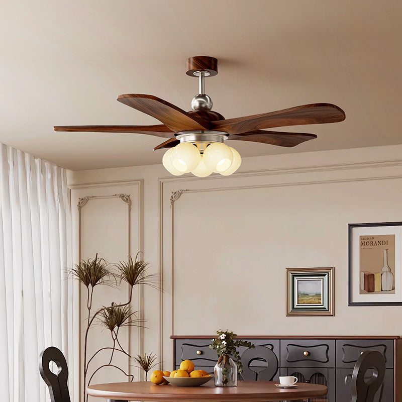 Vintage Style Ceiling Fan Light with Remote Control