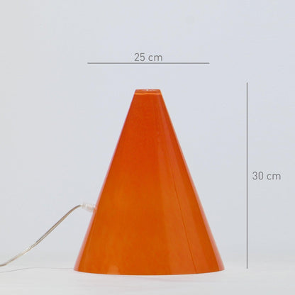 Candeeiro de mesa GEOMETRIC Cone Laranja