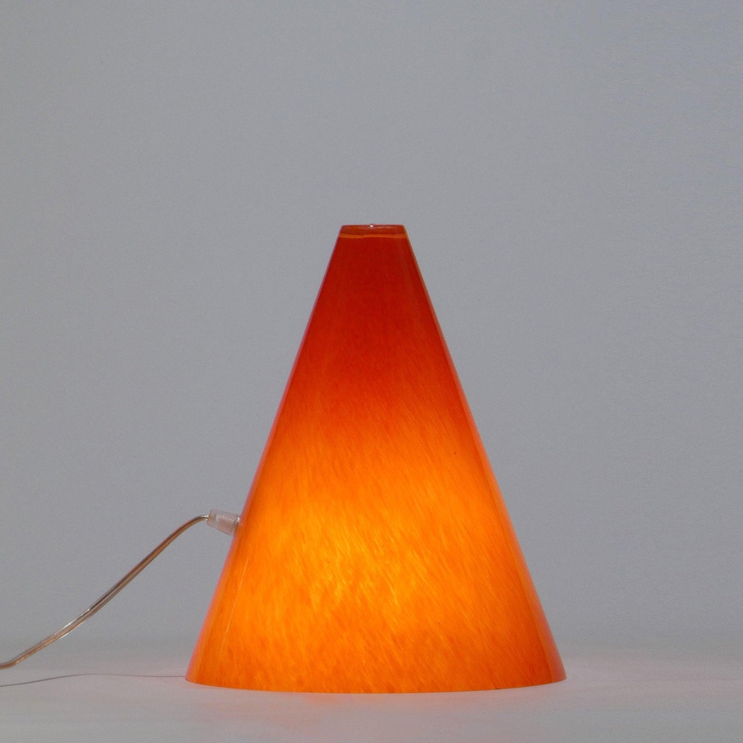 Candeeiro de mesa GEOMETRIC Cone Laranja