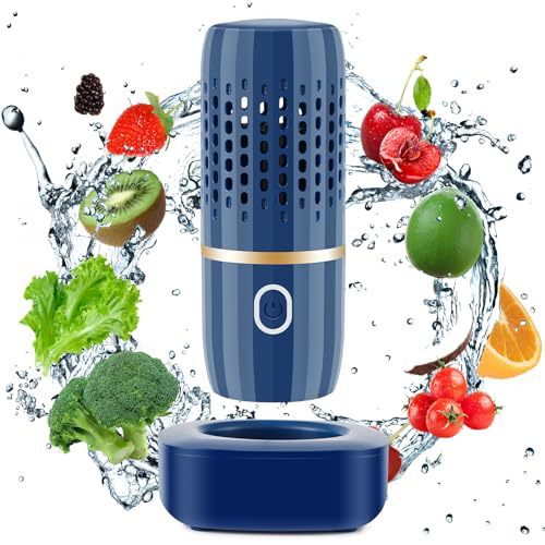 Wireless Capsule  Cleaning Purifier, Portable Vegetable Washing Machine