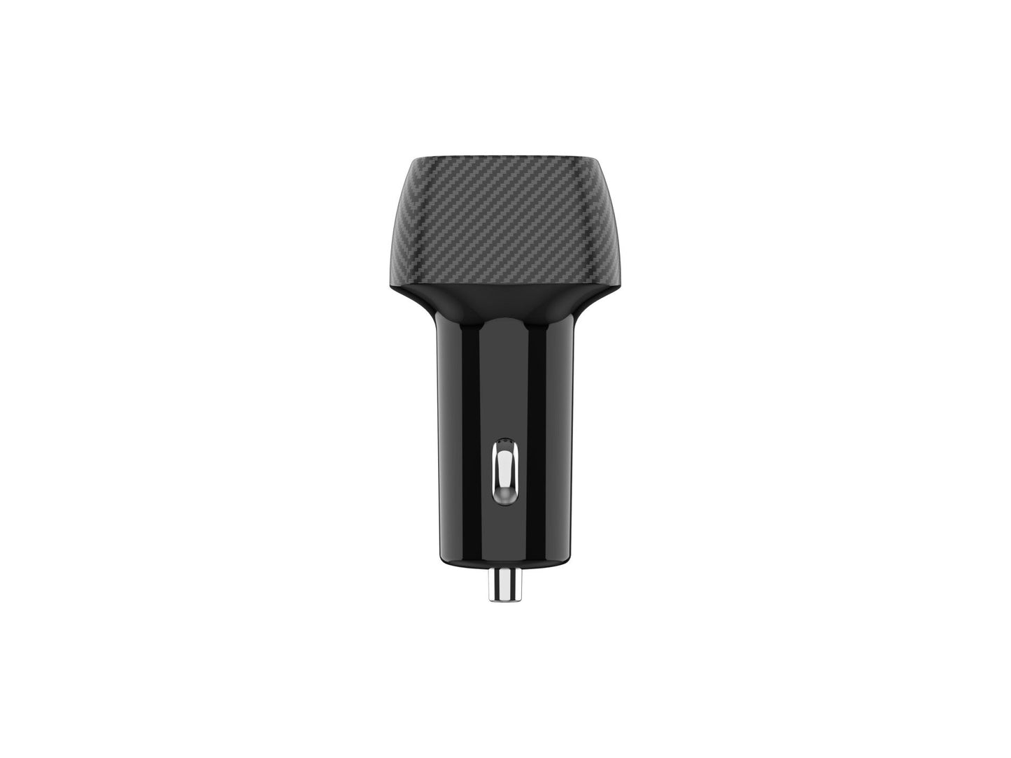 Techancy Carregador Deautomóvel48w  TC6432, Carregamento Rápido Pd3.0 De Porta Dupla Usb-A+Usb-C, Preto