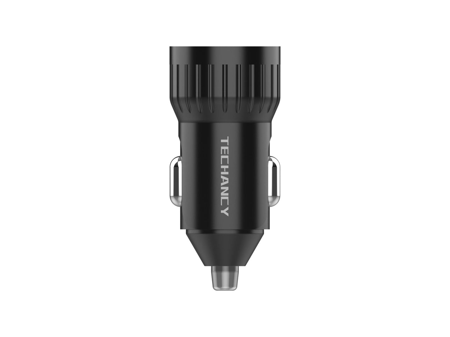 Techancy Carregador de carro 52.5W USB A e USB C PD PPS QC3.0 TC6430 Carregamento rapido 12V 24V Preto